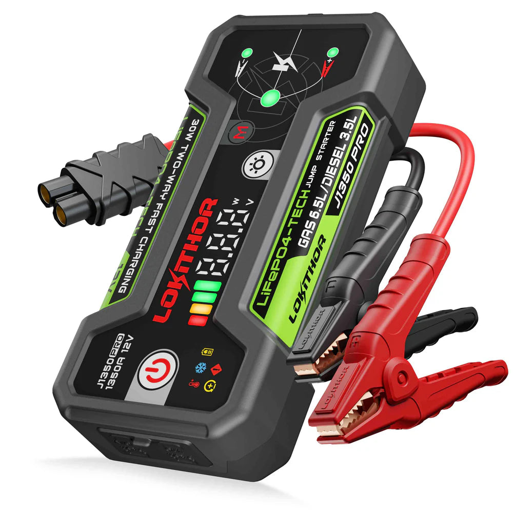 LOKITHOR 1350A 12V LiFePO4 Jump Starter