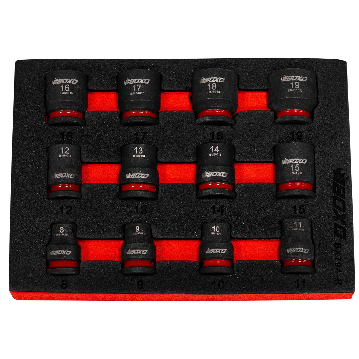 BOXO 12Pc 3/8