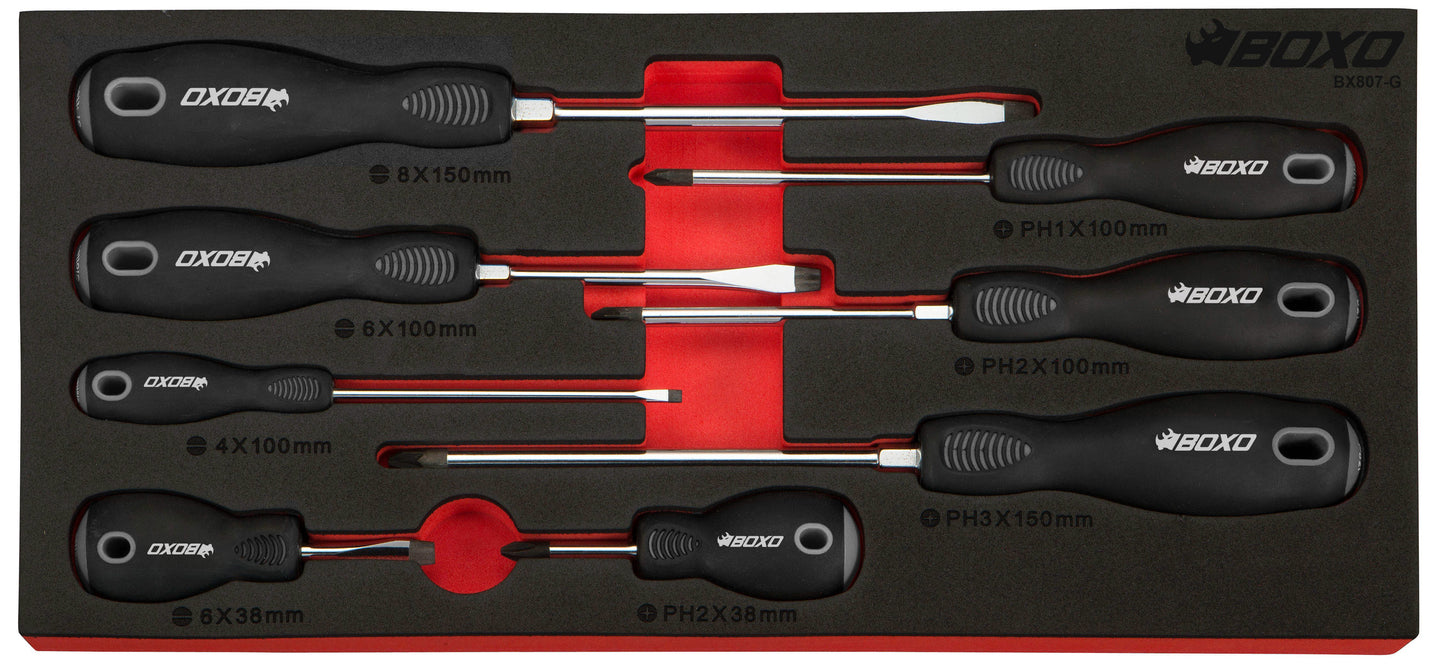 BOXO 8Pc Screwdriver Set