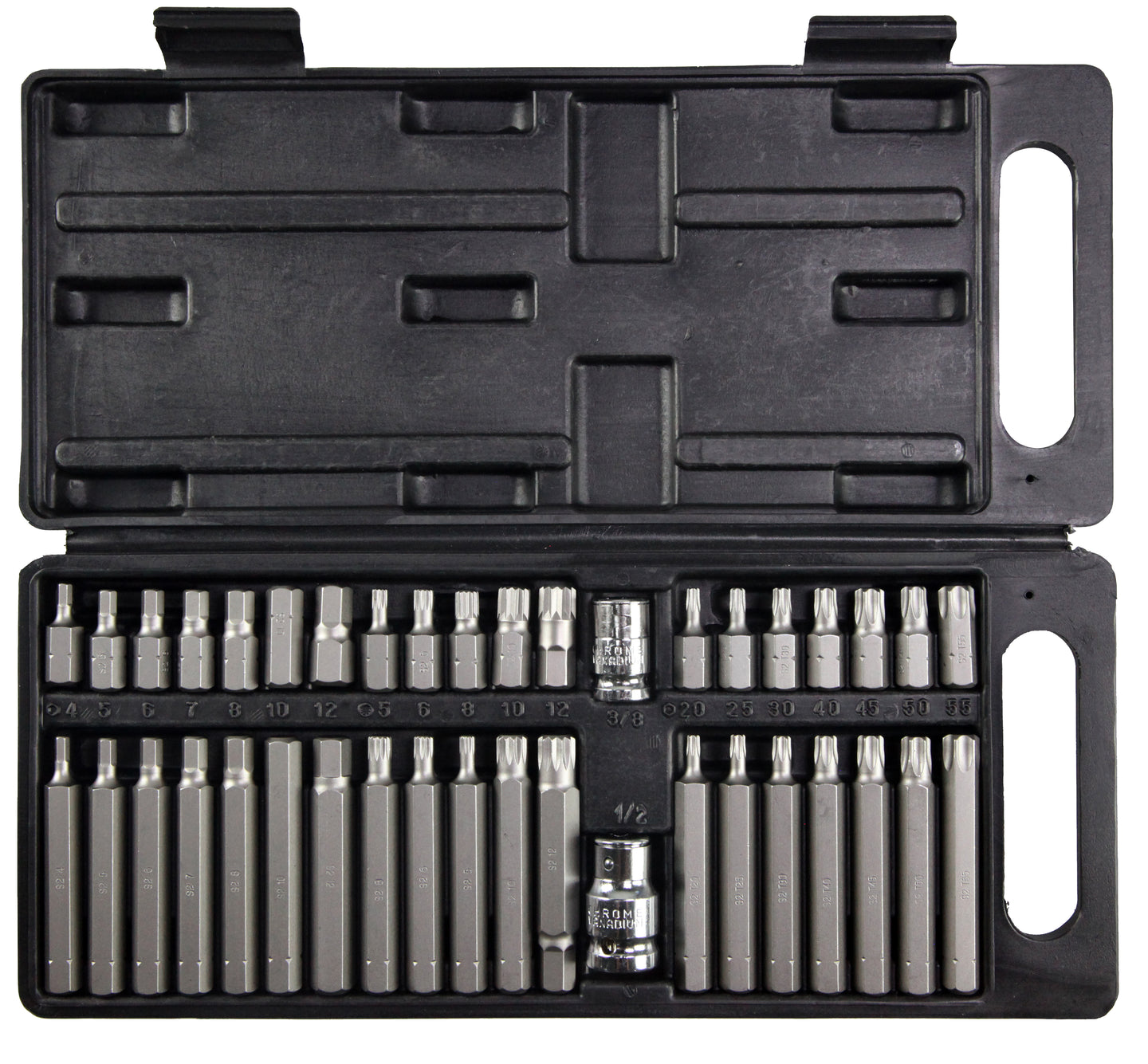 POWERHAND 40Pc S2 Steel Master Bit Set