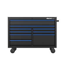 Load image into Gallery viewer, BOXO PRO 53&quot; Gloss Finish 9 Drawer Roll Cabinet - Various Trim Options Available
