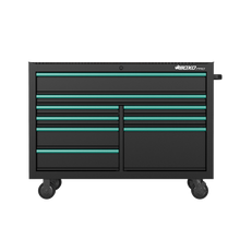 Load image into Gallery viewer, BOXO PRO 53&quot; Gloss Finish 9 Drawer Roll Cabinet - Various Trim Options Available
