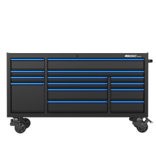 Load image into Gallery viewer, BOXO PRO 72&quot; Matte 14 Drawer Roll Cabinet - Various Trim Options Available
