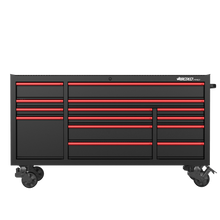 Load image into Gallery viewer, BOXO PRO 72&quot; Matte 14 Drawer Roll Cabinet - Various Trim Options Available
