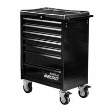 Load image into Gallery viewer, BOXO Black Series 27&quot; 7 Drawer Toolbox Roll Cab &amp; Composite Top
