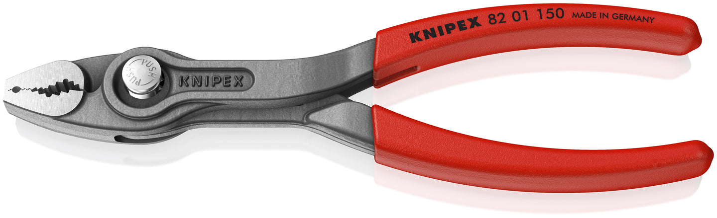 KNIPEX TwinGrip Slip Joint Black Atramentized Pliers - Size Variations Available