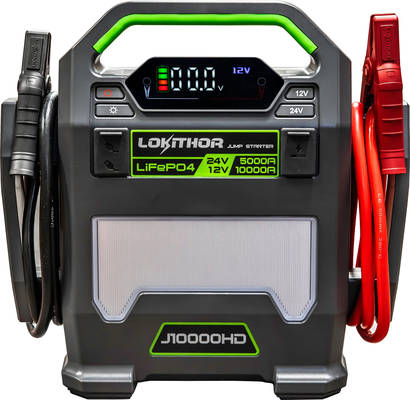LOKITHOR 12v/24v 10,000A Heavy-Duty Jump Starter