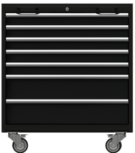 Load image into Gallery viewer, BOXO OSM 34&quot; 7 Drawer Roll Cabinet - Trim Variations Available
