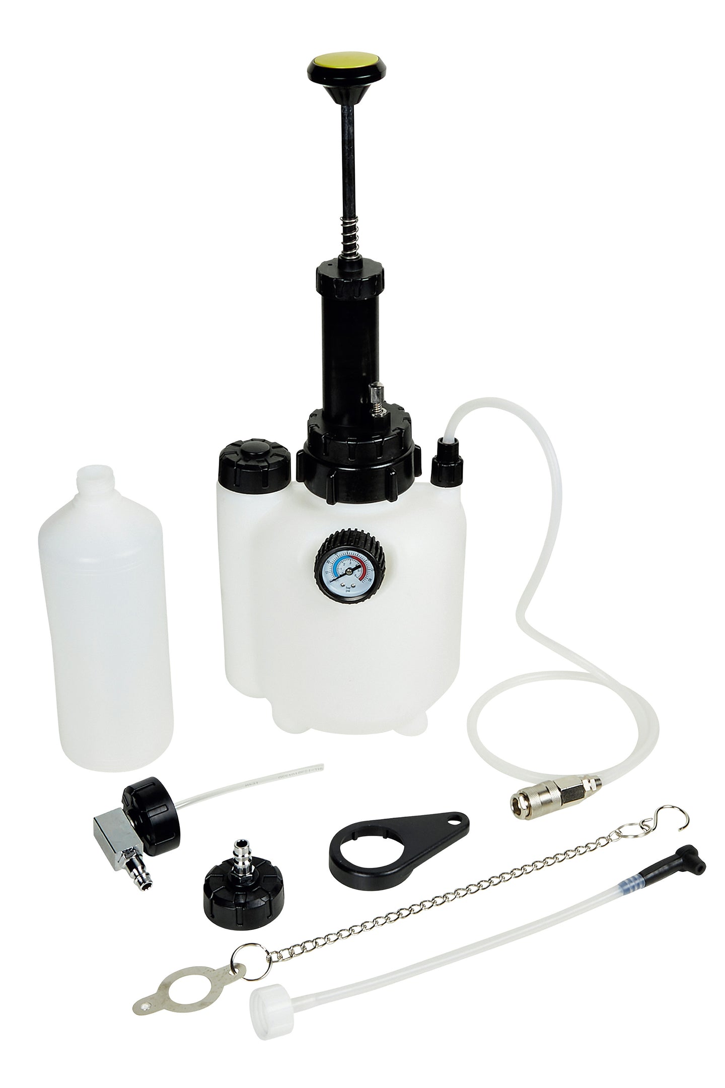 POWERHAND 3L Brake Fluid Bleeder with 1L Waste Bottle