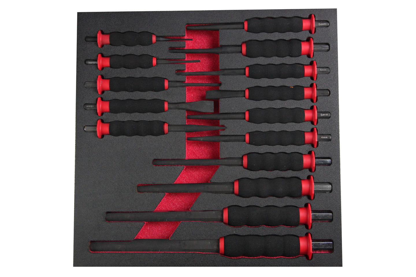 POWERHAND Ergonomic Soft Grip Punch Set