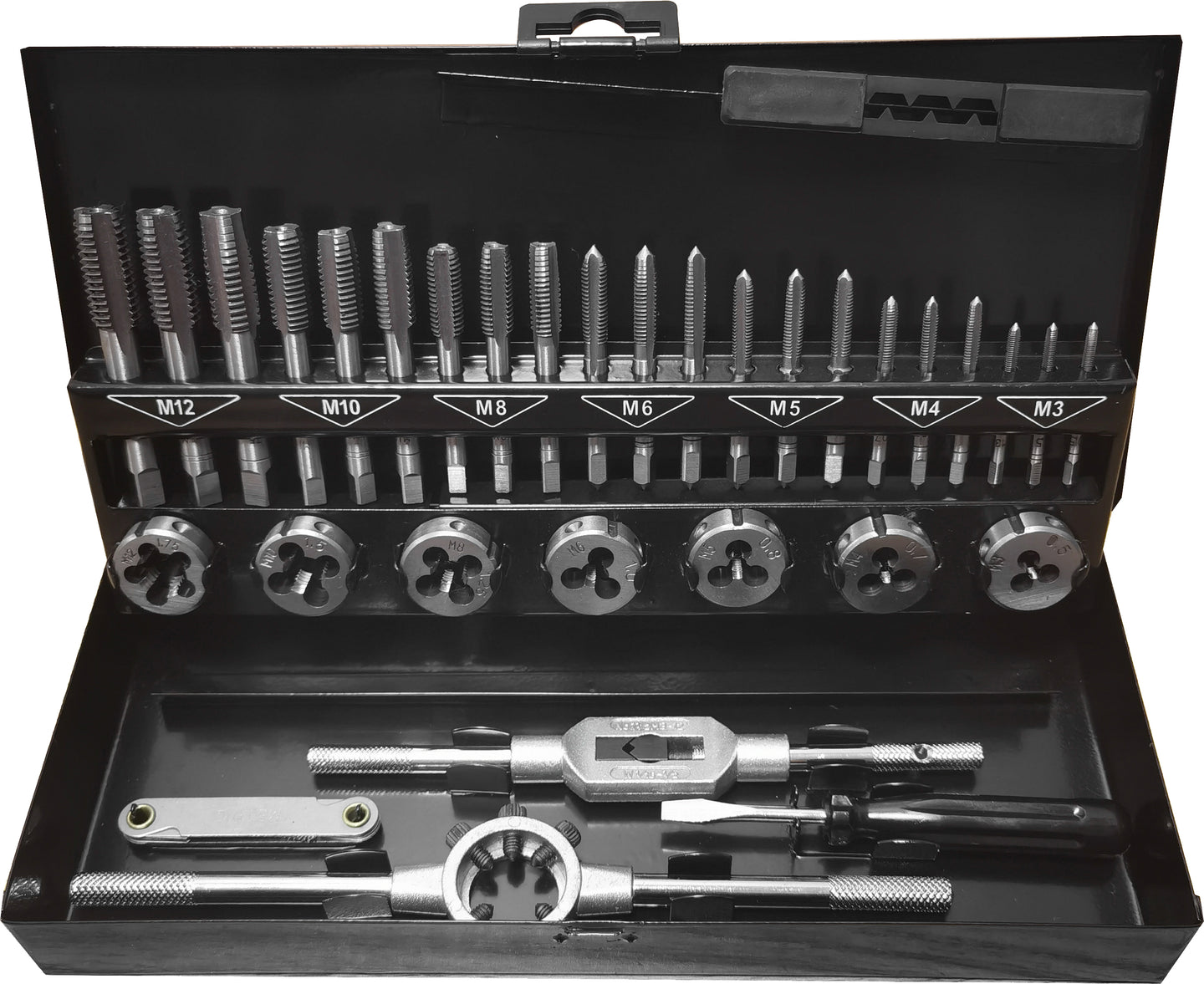 POWERHAND 32Pc Metric Tap & Die Set - M3-M12