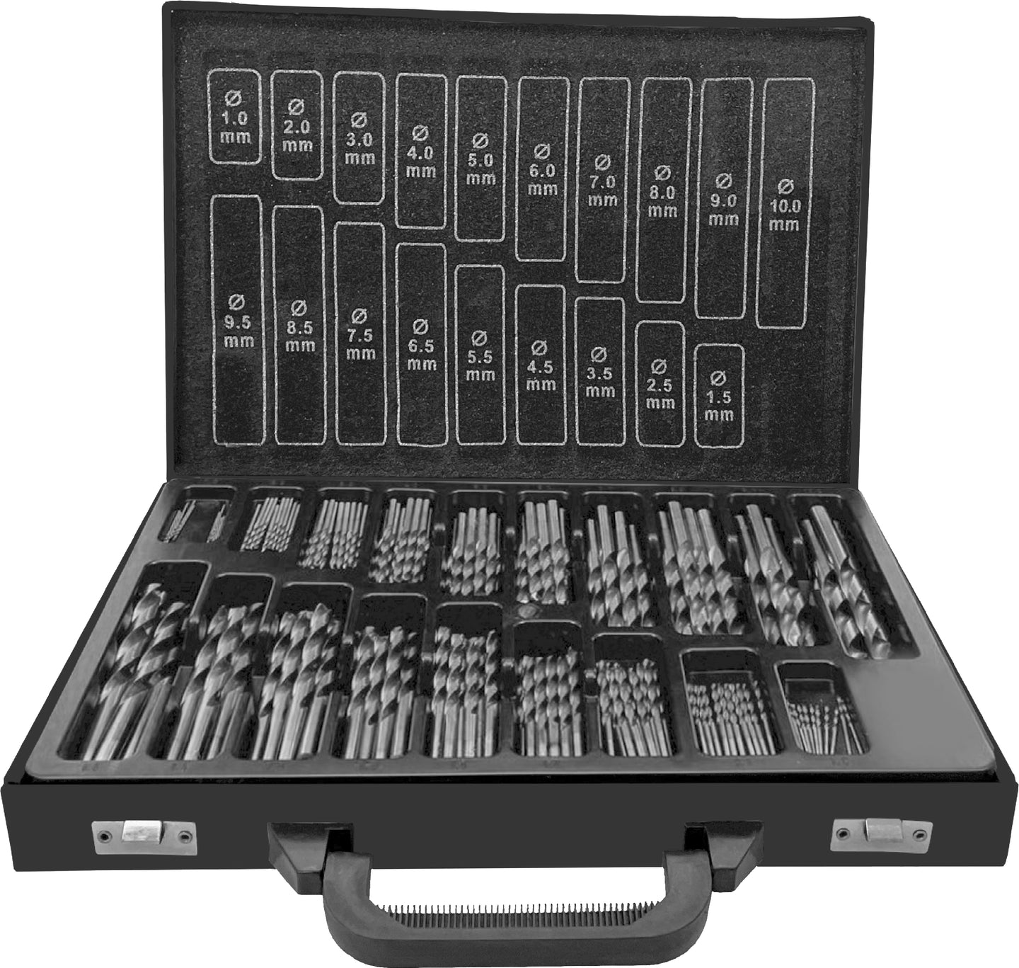 POWERHAND 170Pc HSS Drill Bit Box Set