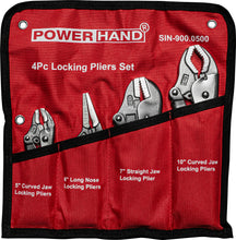 Load image into Gallery viewer, POWERHAND 4Pc Locking Pliers Set
