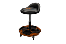 Load image into Gallery viewer, HURRICANE Adjustable Creeper Seat with Magnetic Tool Tray
