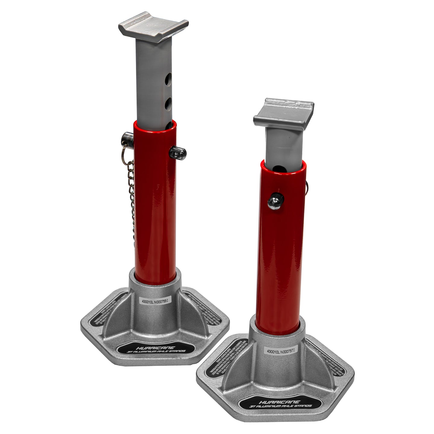 HURRICANE 3 Ton Aluminum Axle Stands