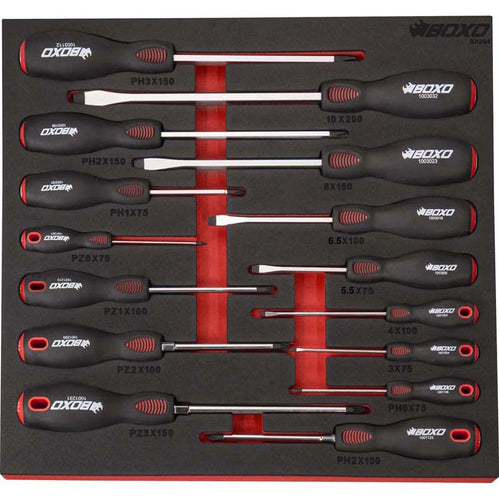 15Pce Screwdriver Set In EVA Foam-Boxo-Equipment