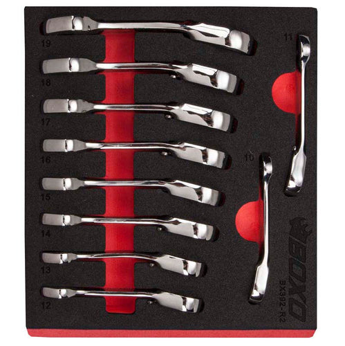 10PC STUBBY REVERSIBLE WRENCH SET-Boxo-Equipment