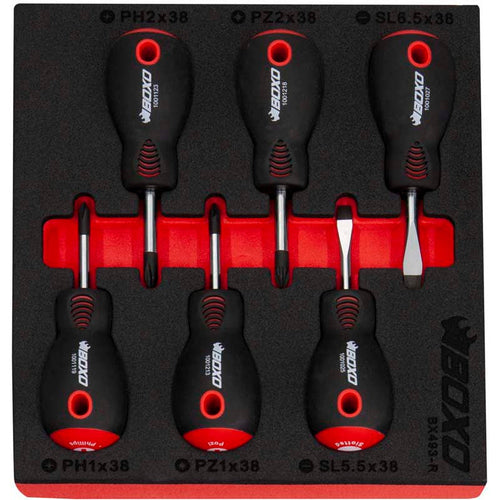 6Pc Stubby Screwdriver Set-Boxo-Equipment