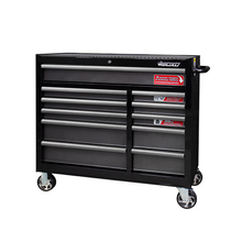 Load image into Gallery viewer, BOXO 41&quot; 11 Drawer Roll Cabinet with Drawer Trim Pack - Black Body &amp; Trim Colour Options
